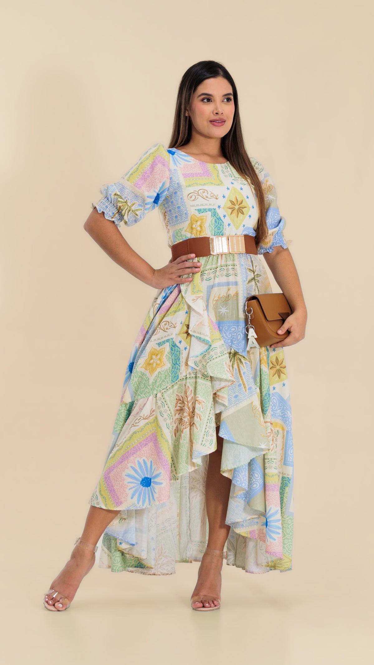 VESTIDO DAMA LINO- 023989
