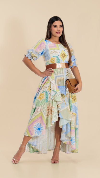VESTIDO DAMA LINO- 023989