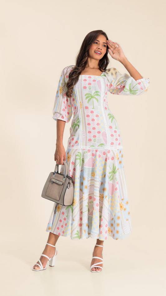 VESTIDO DAMA MAXI- 023990