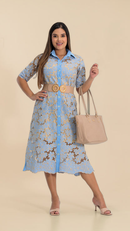 VESTIDO DAMA CAMISERO- 023993