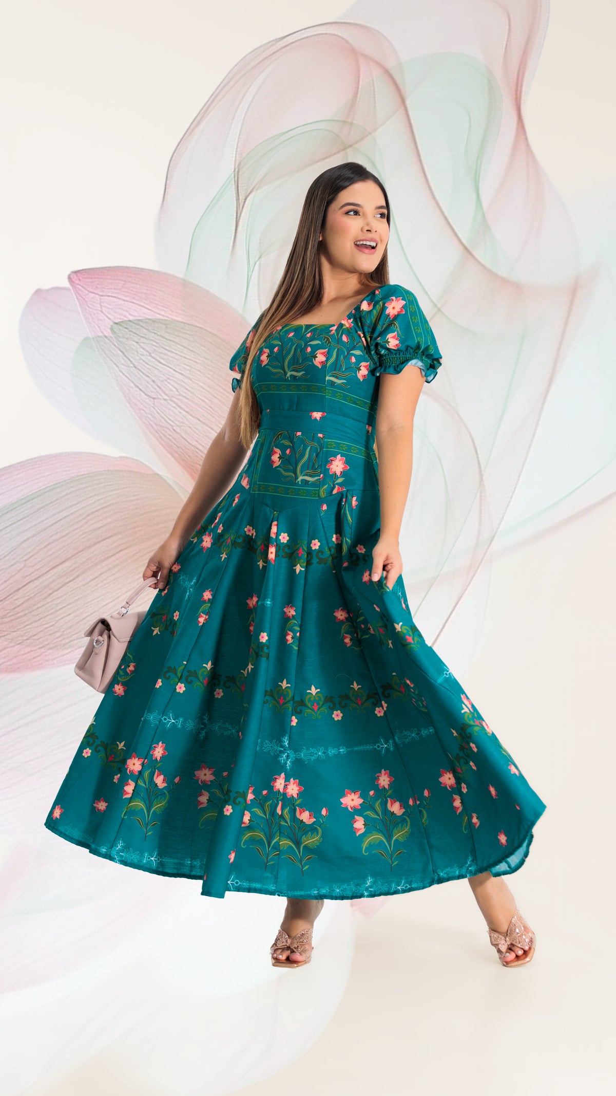 VESTIDO DAMA LARGO- 023996