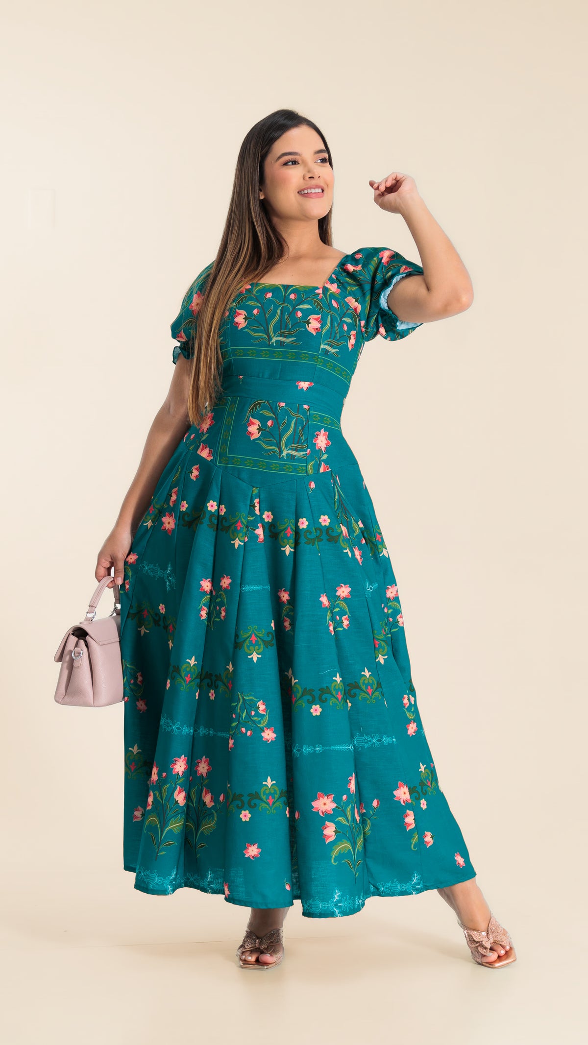 VESTIDO DAMA LARGO- 023996