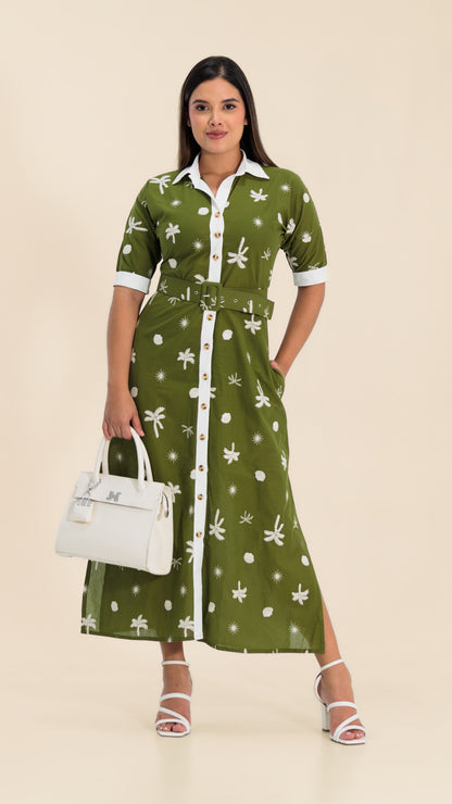 VESTIDO DAMA CAMISERO- 023998