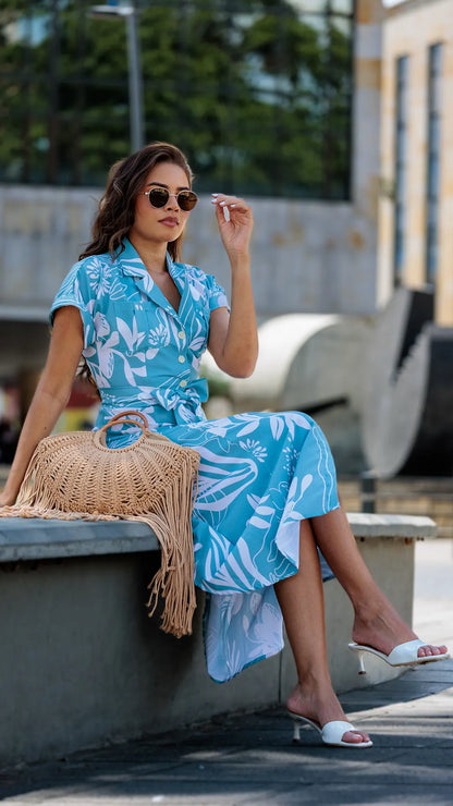 VESTIDO DAMA LARGO- 024001