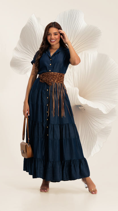 VESTIDO DAMA TENCEL- 024014
