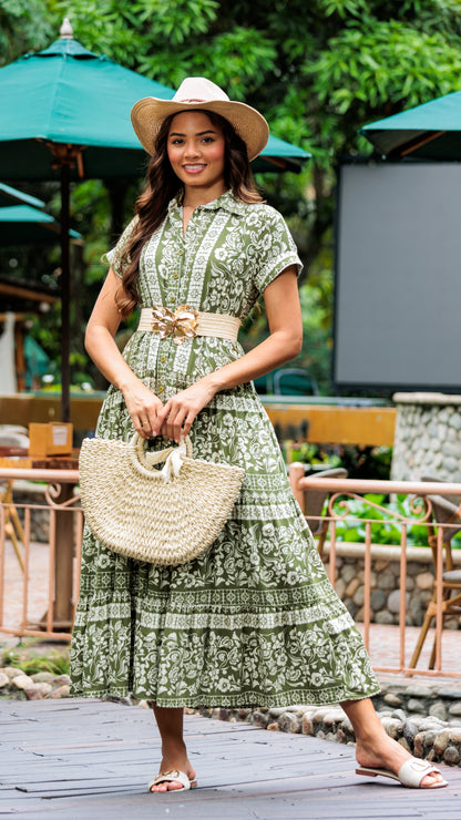 VESTIDO DAMA MAXI RAYON  | MADAN F | 024015