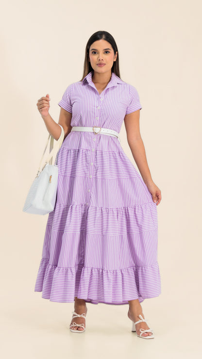 VESTIDO DAMA LARGO- 024017