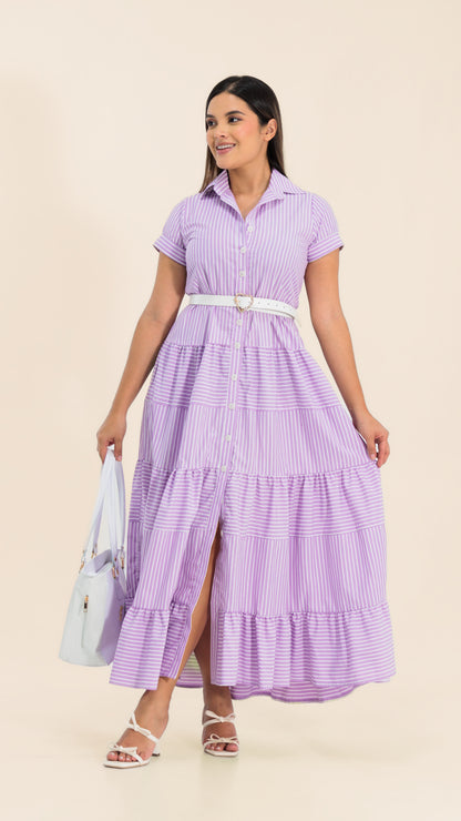 VESTIDO DAMA LARGO- 024017