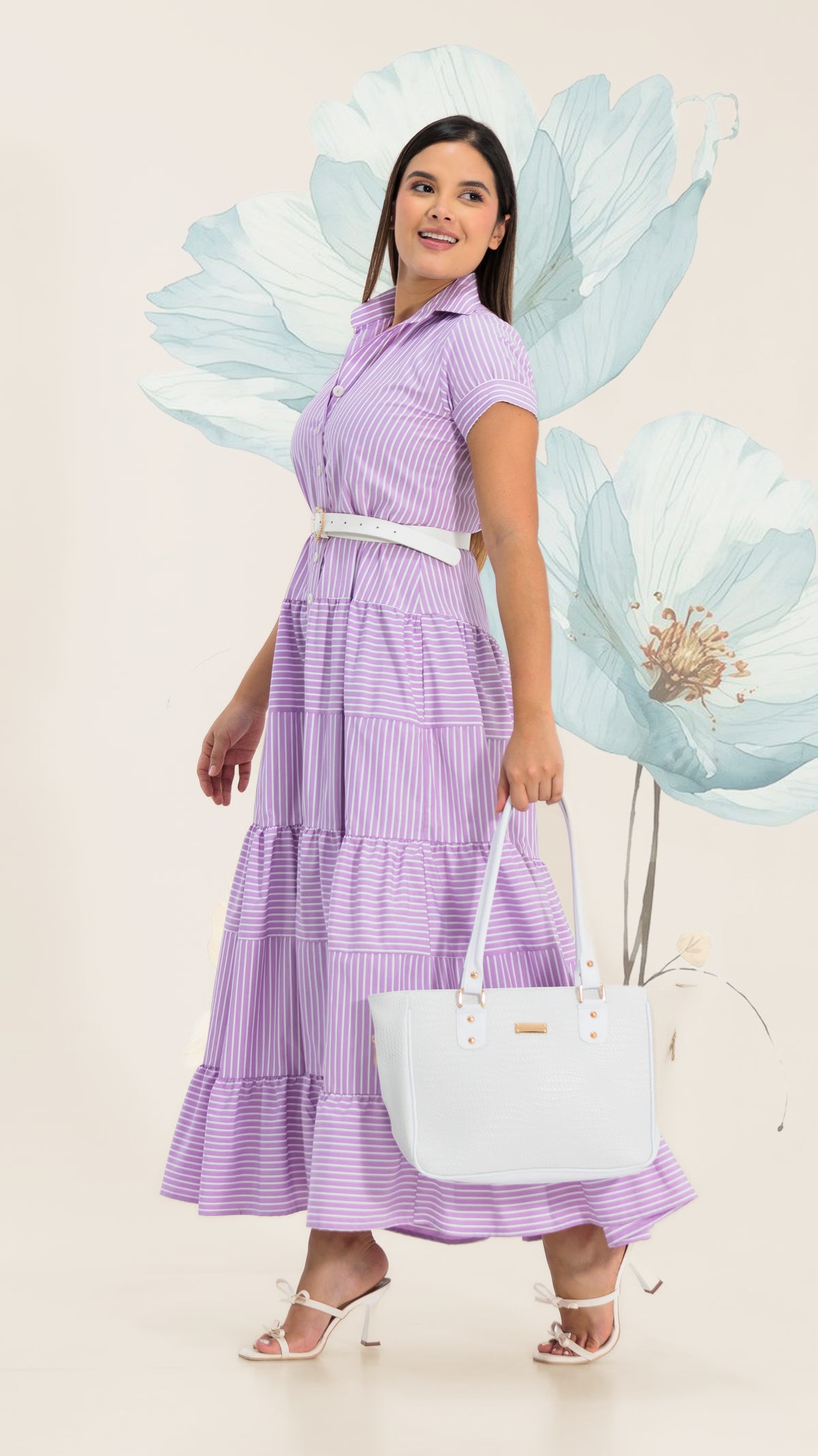 VESTIDO DAMA LARGO- 024017