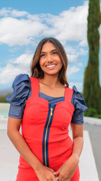 BLUSA DAMA PLIEGUES - 053871