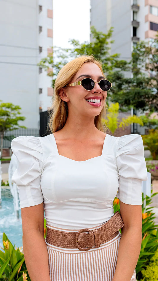 BLUSA DAMA PLIEGUES - 053871