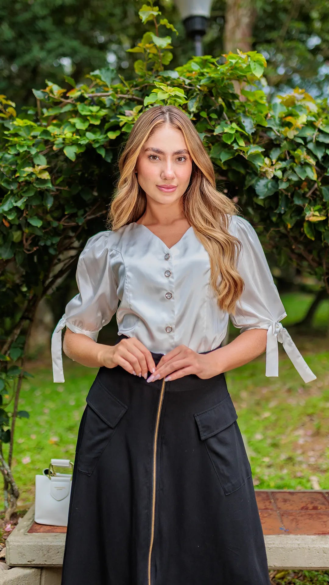 BLUSA DAMA SATINADA -053886