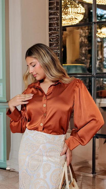 BLUSA DAMA CAMISERA- 053917