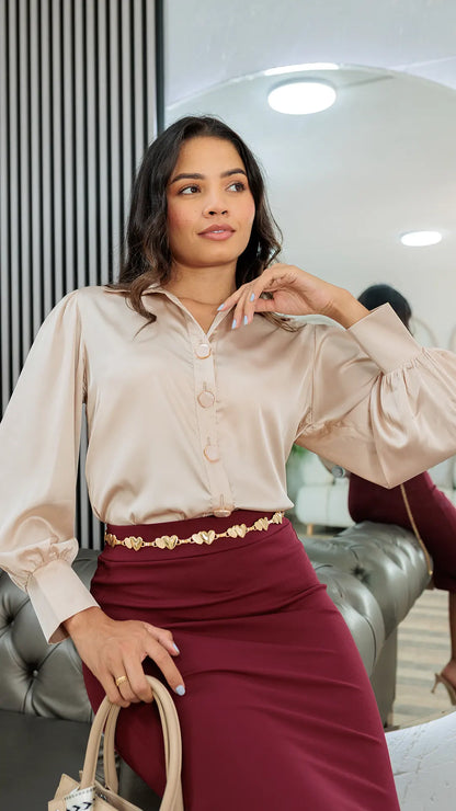 BLUSA DAMA SATIN- 053926