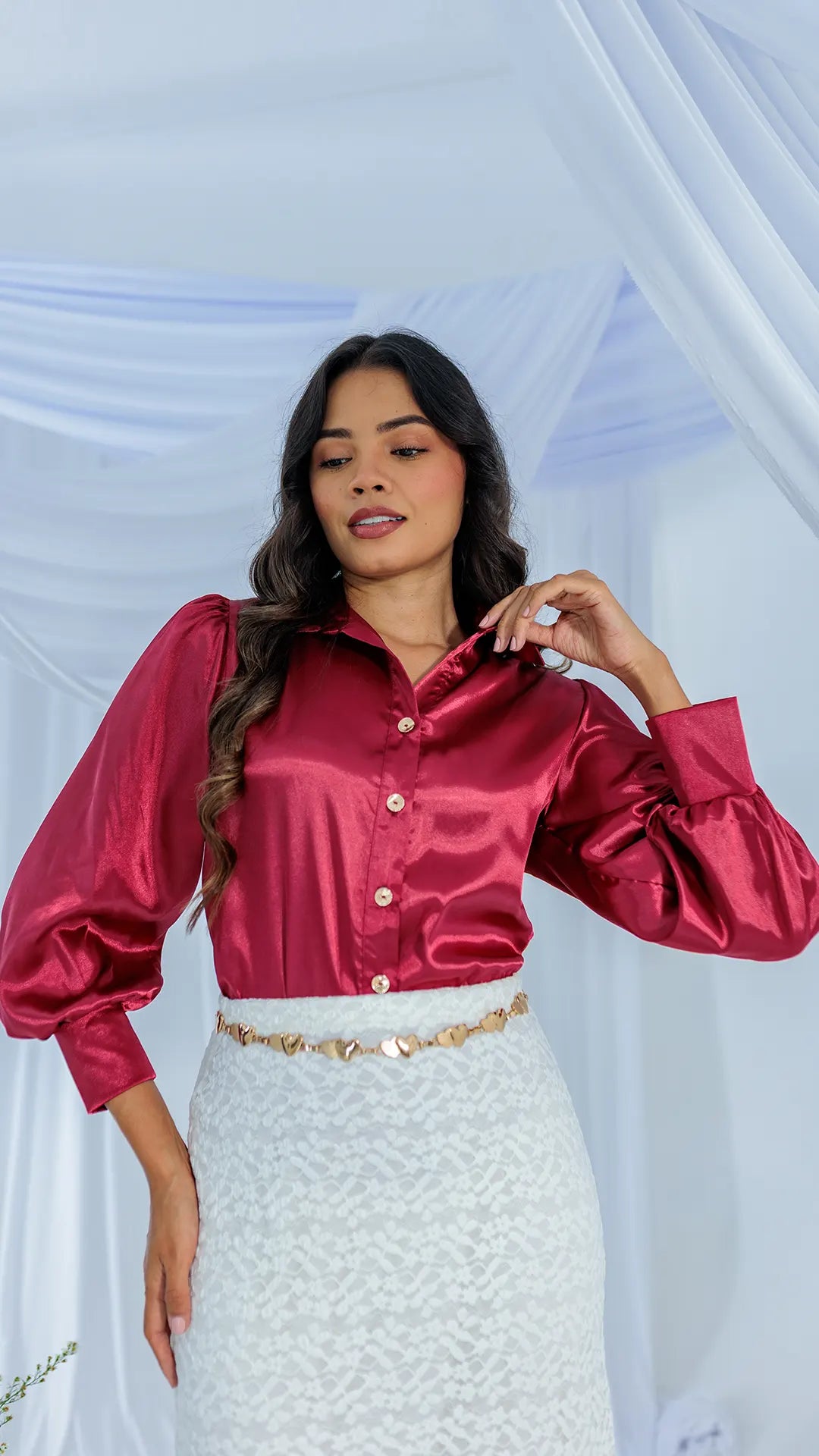 BLUSA SATIN- 053926