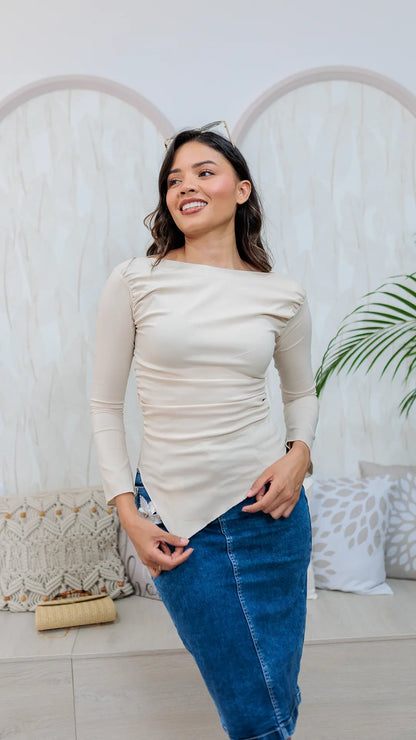 BLUSA DAMA MANGA LARGA- 053928