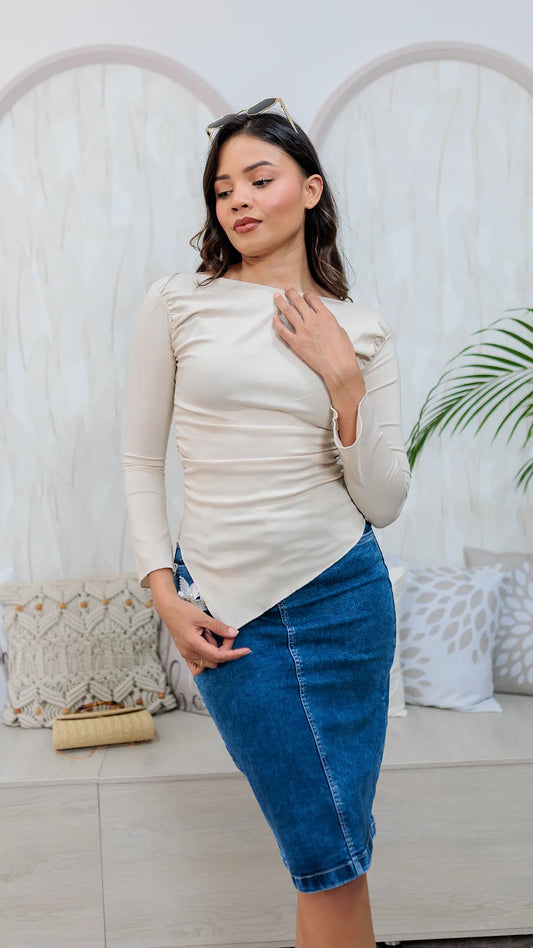 BLUSA DAMA MANGA LARGA- 053928