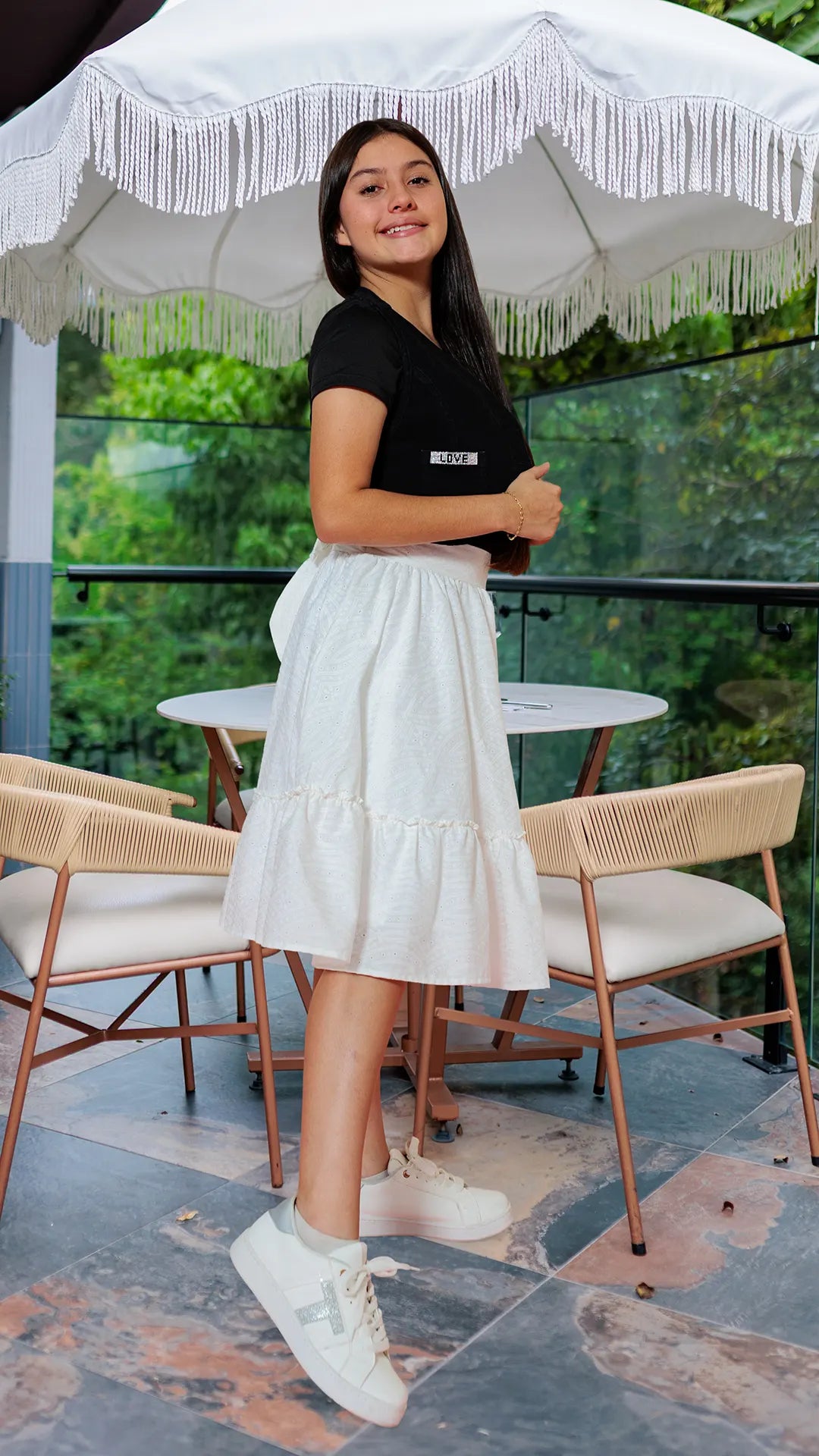 FALDA NIÑA OJALILLO- BN4327