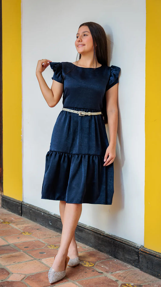 VESTIDO NIÑA 3/4 - BN5495