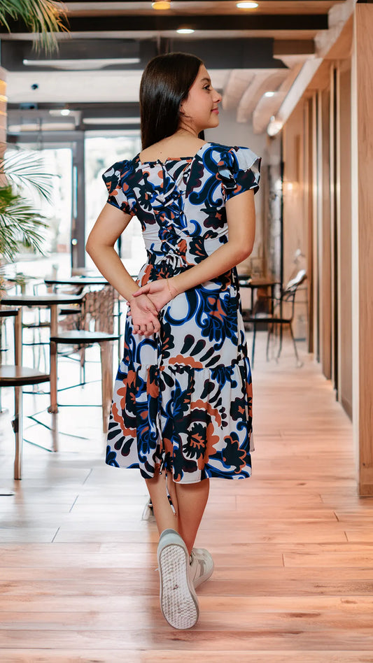 VESTIDO NIÑA TIPO CORSET- BN5495