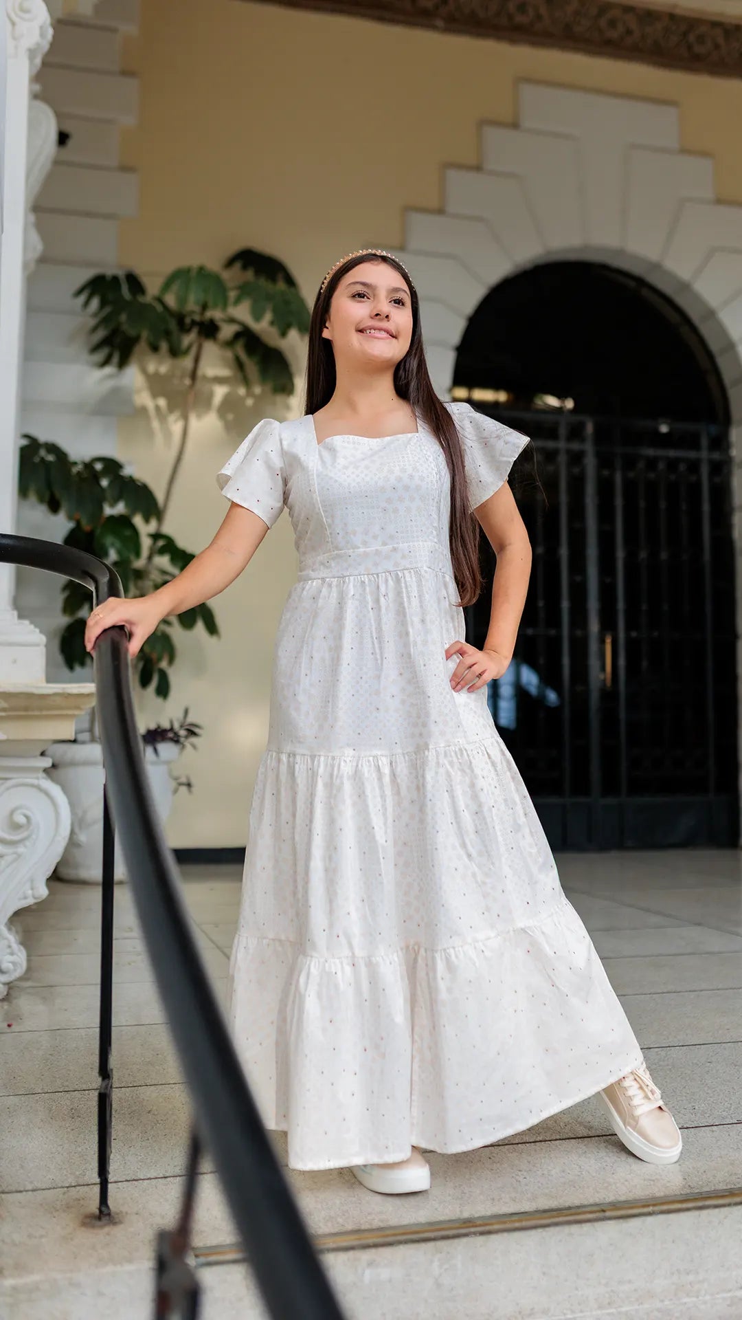 VESTIDO NIÑA OJALILLO - BN5496