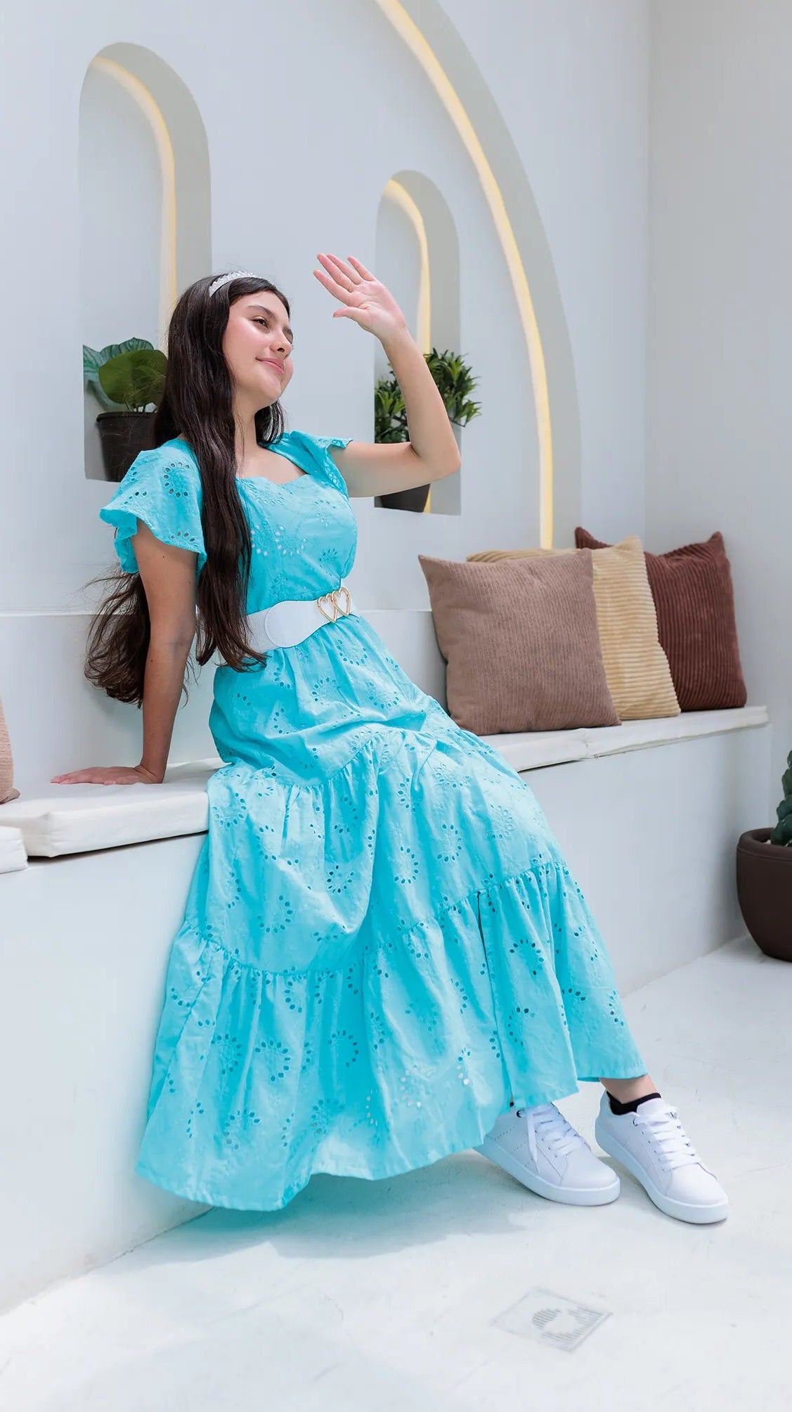 VESTIDO NIÑA OJALILLO - BN5496