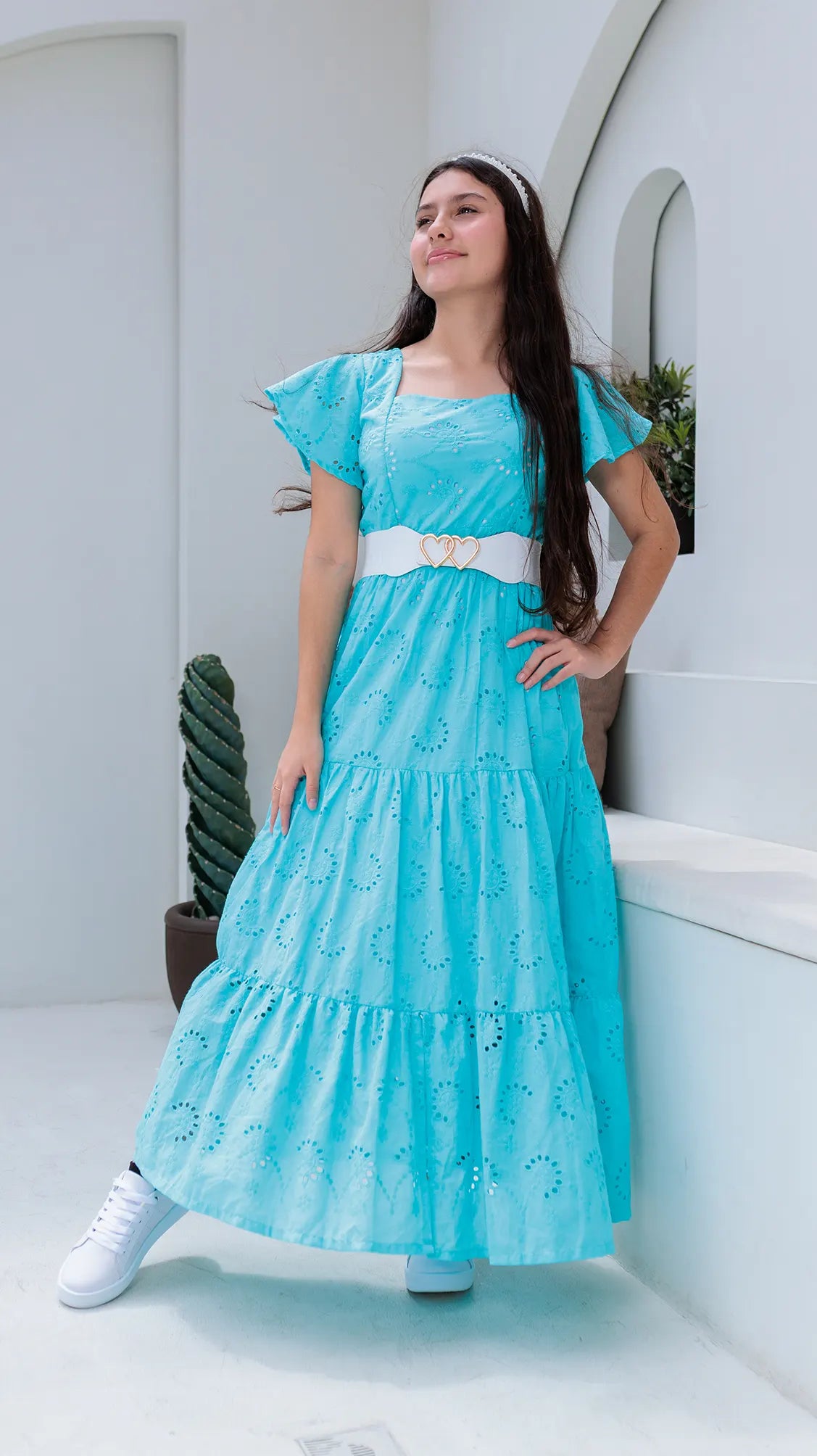 VESTIDO NIÑA OJALILLO - BN5496
