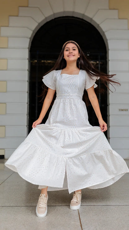 VESTIDO NIÑA OJALILLO - BN5496