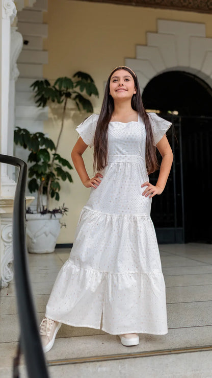 VESTIDO NIÑA OJALILLO - BN5496