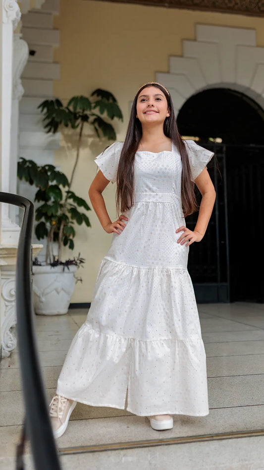 VESTIDO NIÑA OJALILLO - BN5496