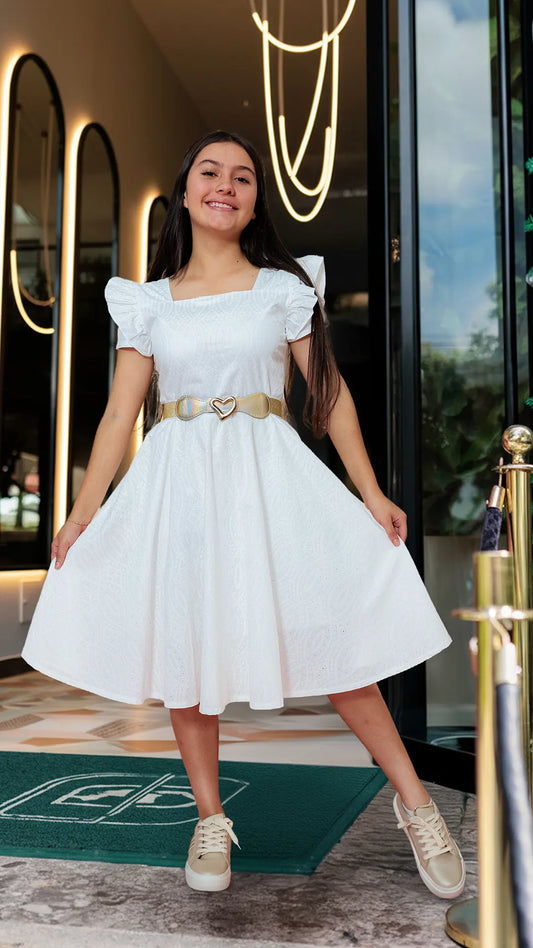 VESTIDO NIÑA OJALILLO- BN5497