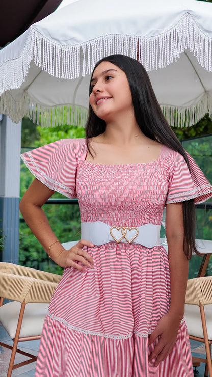 VESTIDO NIÑA LARGO- BN5499