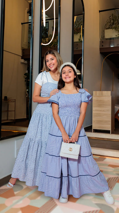 VESTIDO NIÑA LARGO- BN5499