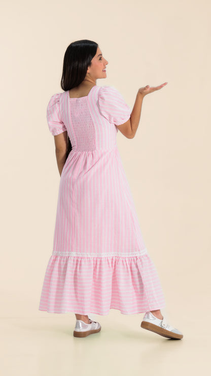 VESTIDO NIÑA LARGO- BN5502