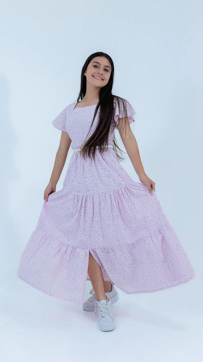 VESTIDO NIÑA OJALILLO - BN5496