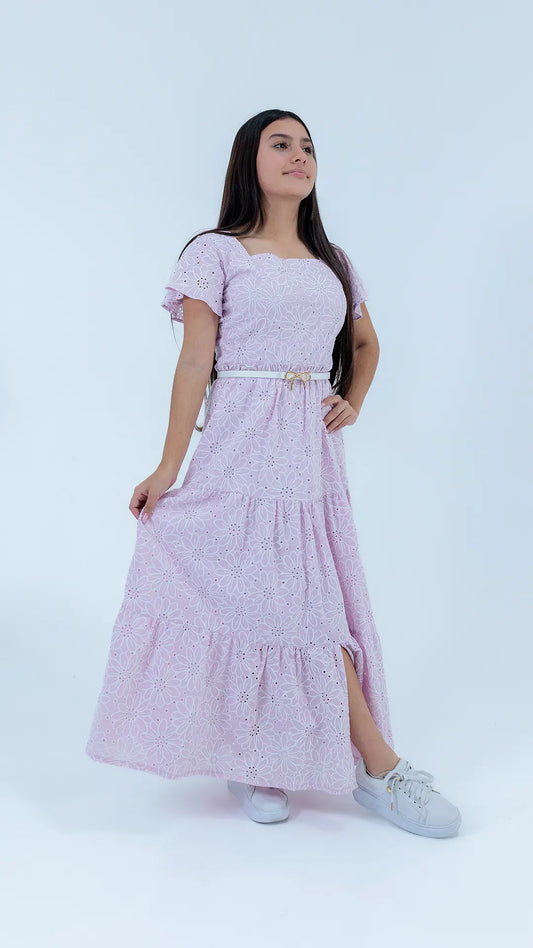VESTIDO NIÑA OJALILLO - BN5496