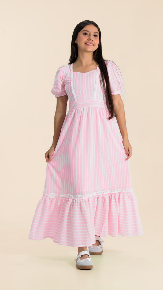 VESTIDO NIÑA LARGO- BN5502