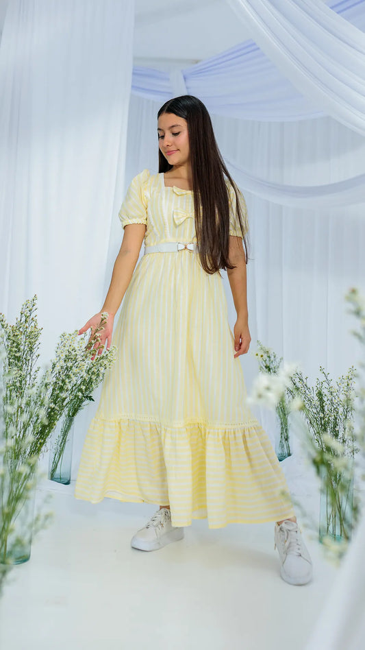 VESTIDO NIÑA LARGO- BN5502