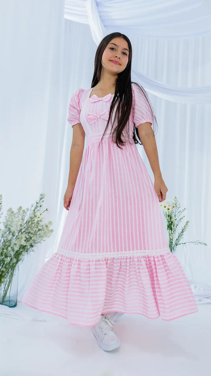 VESTIDO NIÑA LARGO- BN5502