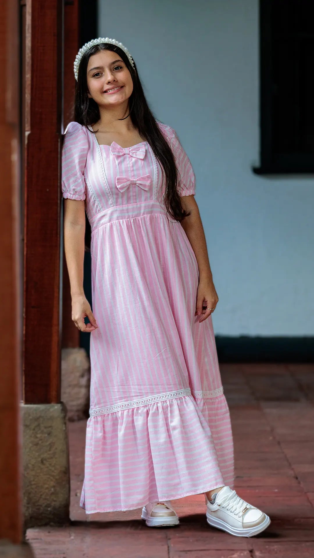 VESTIDO NIÑA LARGO- BN5502