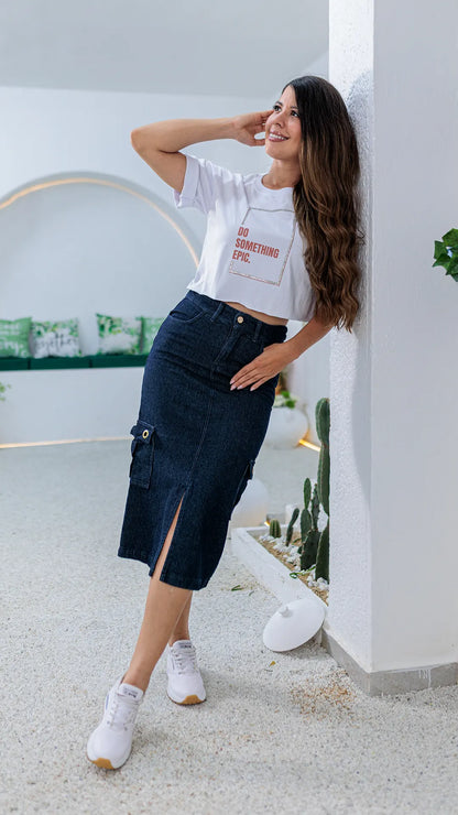 FALDA DAMA JEAN- 011318