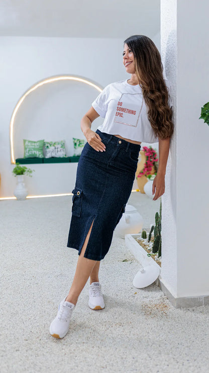 FALDA DAMA JEAN- 011318