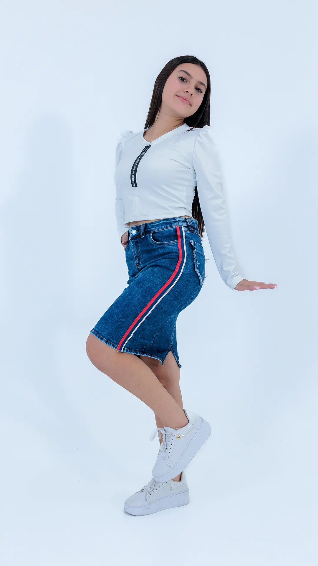 FALDA JEAN NIÑA- BN236