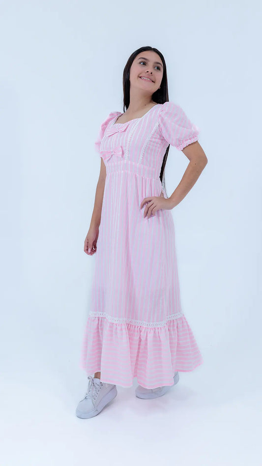 VESTIDO NIÑA LARGO- BN5502