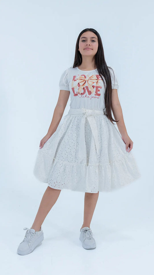 FALDA NIÑA OJALILLO- BN4327