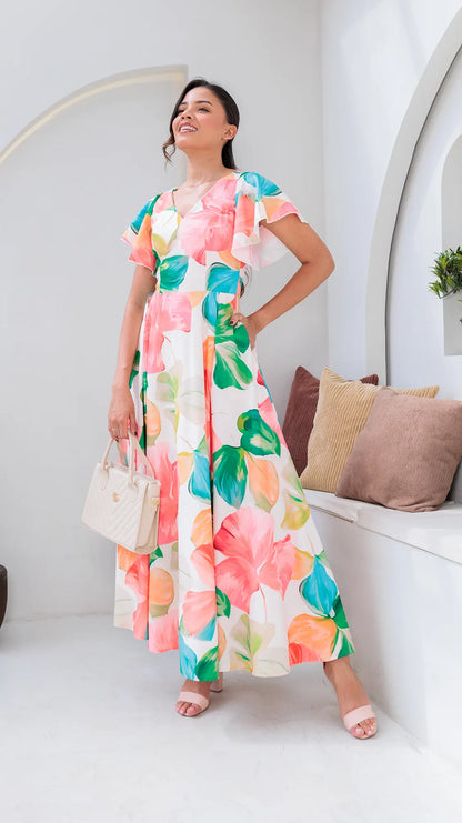 VESTIDO DAMA LARGO MD02102-1