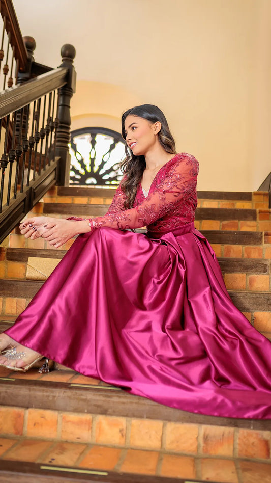 VESTIDO DAMA CHANTILLY - MD02103