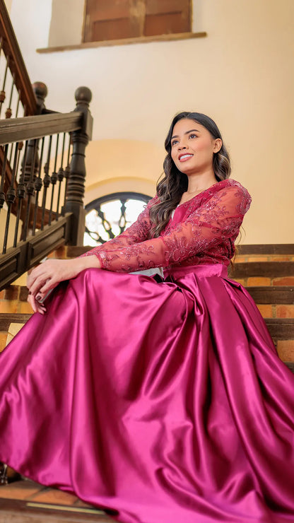 VESTIDO DAMA CHANTILLY - MD02103