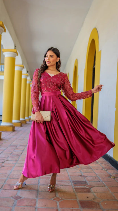 VESTIDO DAMA CHANTILLY - MD02103