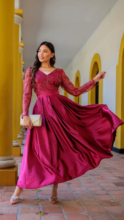 VESTIDO DAMA CHANTILLY - MD02103